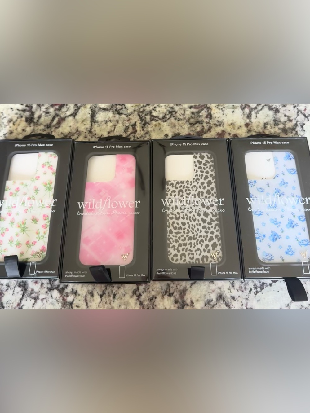 Wildflower iPhone 15 Pro Max Cases